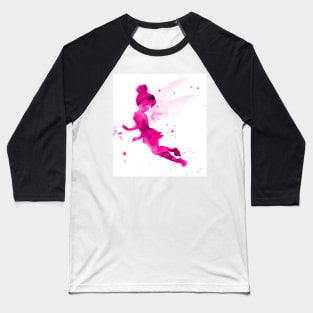 Tinker Bell Pink Baseball T-Shirt